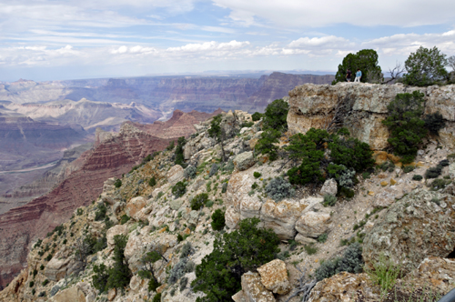 view of the Grand Canyon from Lipan Point