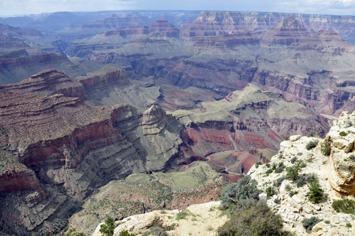 view of the Grand Canyon from Moran Point
