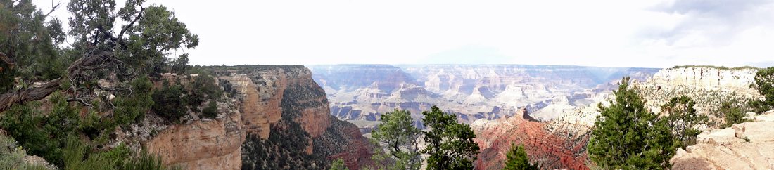 panorma view of the Grand Canyon