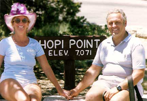 Lee and Karen Duquette at Hopi Point 1987