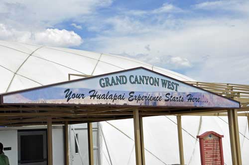 Grand Canyon West parking lot