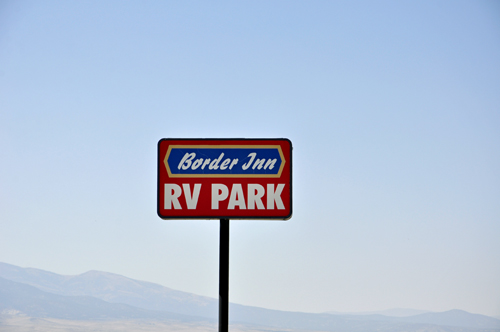 sign: Border Inn RV Park