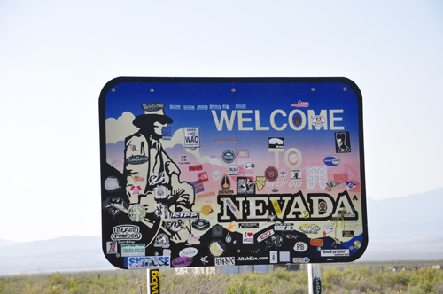 Nevada welcome sign