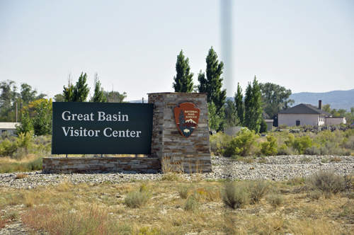 sign: Great Basin Visitor Center