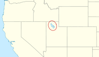 map showing location of Salt Lake City, Utah