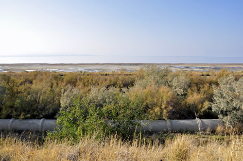 Great Salt Lake, and some kind of a pipeline