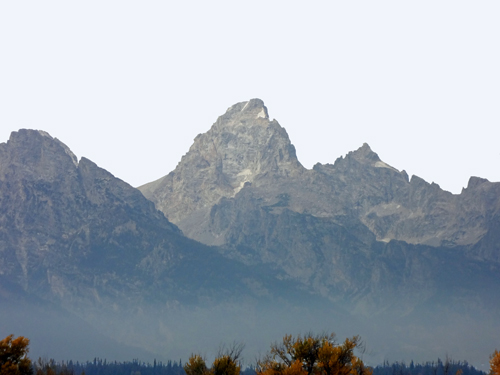 the Grand Tetons Mountain Range