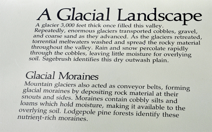 sign: glacial landscape