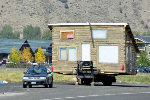 a house on the highway