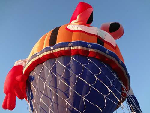 The Basketball hot air balloon