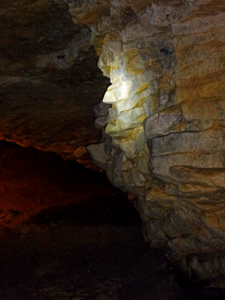 in the Mark Twain Cave
