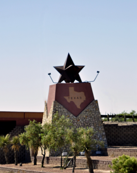 Texas star monument