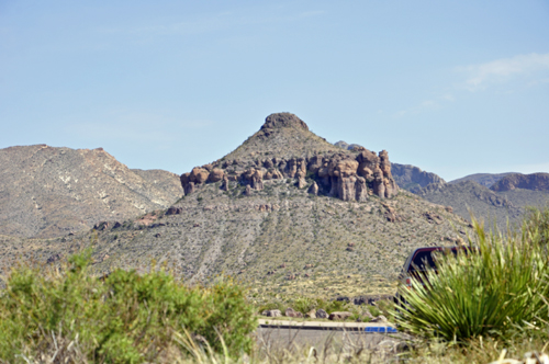 a big mountain mound