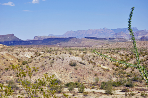 view from the scenic overlook at Big Bend