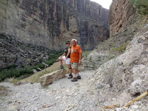 The two RV Gypsies really enjoy the amazing scenery at Big Bend National Park