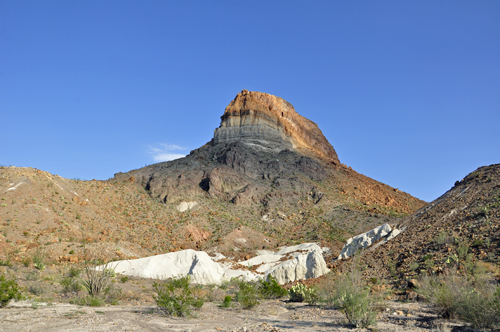 lava flows and volcanic tuffs at Big Bend National Park