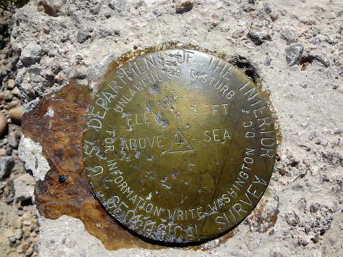U.S. Department of the Interior Geoglogical Survey plaque