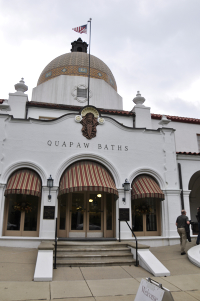 The Quapaw bathhouse