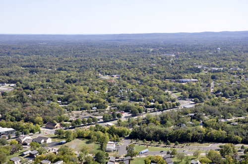 view from the Hot Springs Mountain Tower