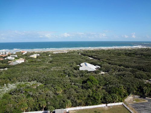 view from the top of the lighthouse