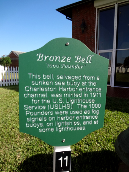 sign about the Bronze Bell