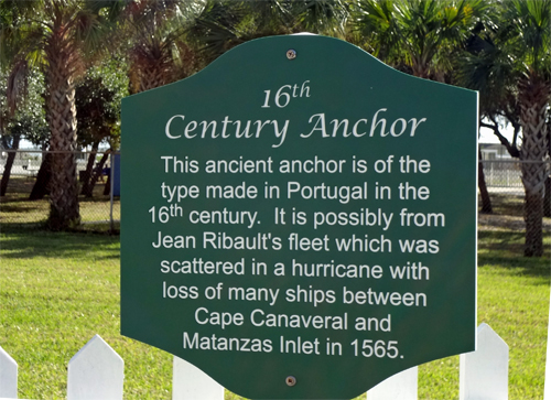 Sign about the 16th Century Anchor