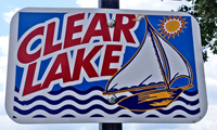sign: Clear Lake