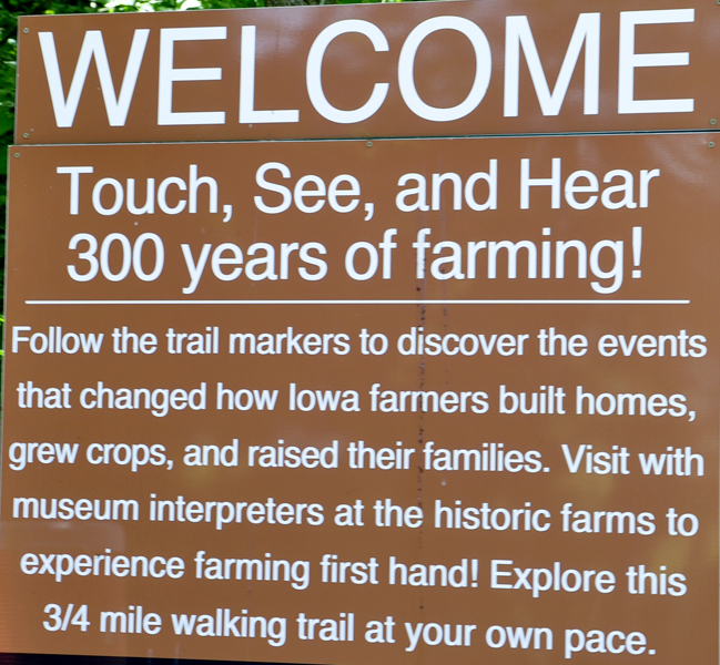 Sign - Welcome to 300 years of farming history