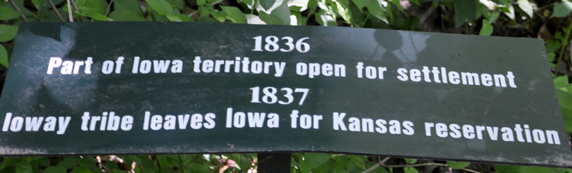 1836 Iowa territory open for settlement