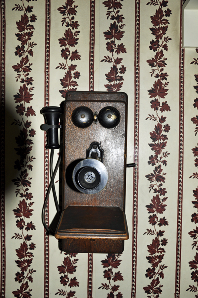 an old telephone