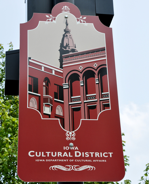 sign - Iowa Cultural District