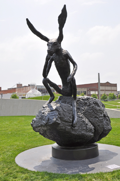 sculpture by Barry Flanagan