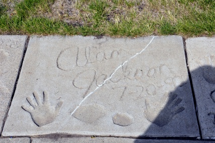 Alan Jackson's plaque at the Walk of Fame in Fargo,  North  Dakota
