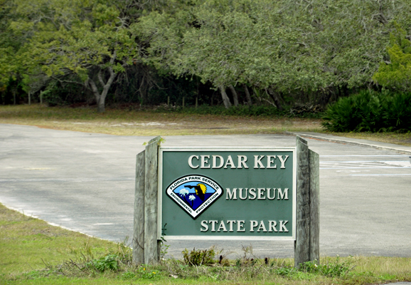 Cedar Key State Park sign