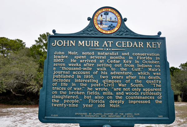 sign about John Muir