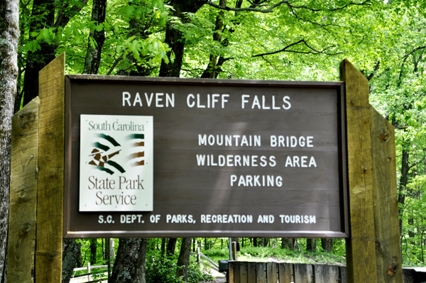 sign: Raven Cliff Falls
