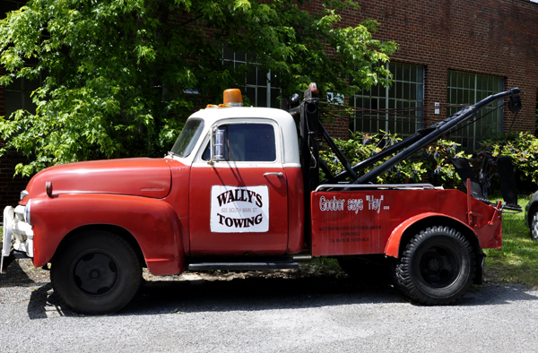 Wally's tow truck in Mayberry USA