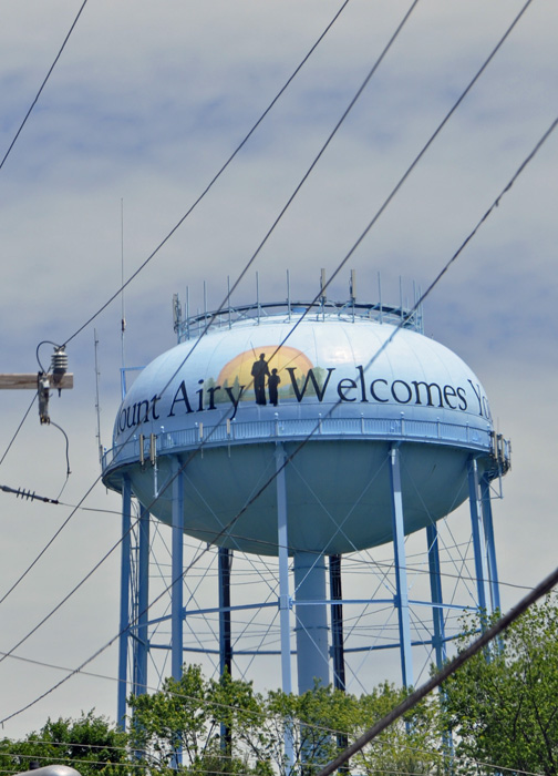 Mount Airy water tower