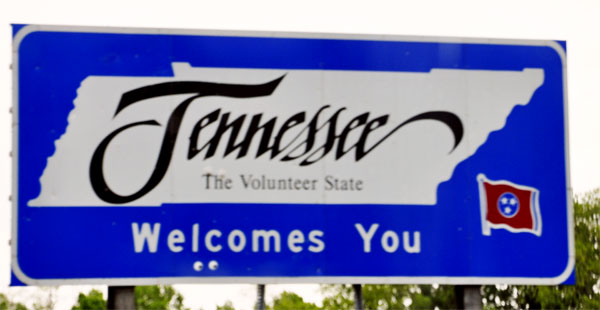 welcome to Tennessee signb