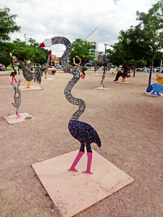 Flock of Finns Sculpture Garden in Louisville KY