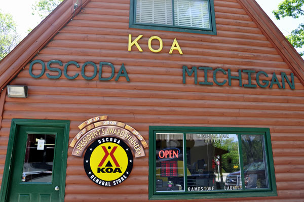 office for Oscoda Michigan KOA