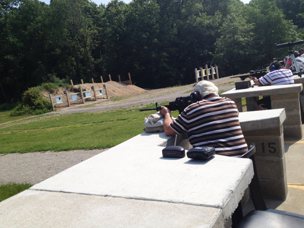 Lee Duquette at the target range