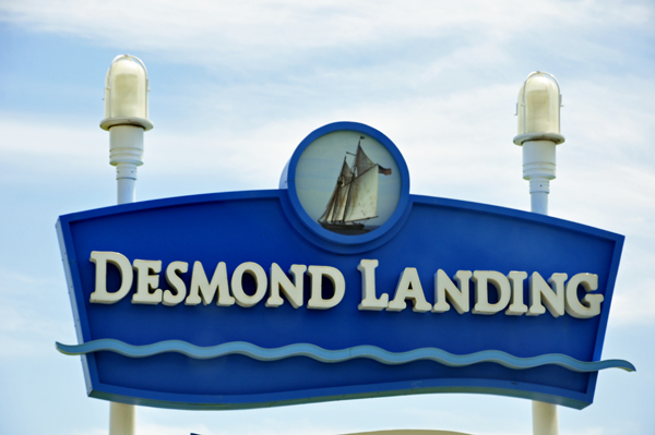 Desmond Landing sign