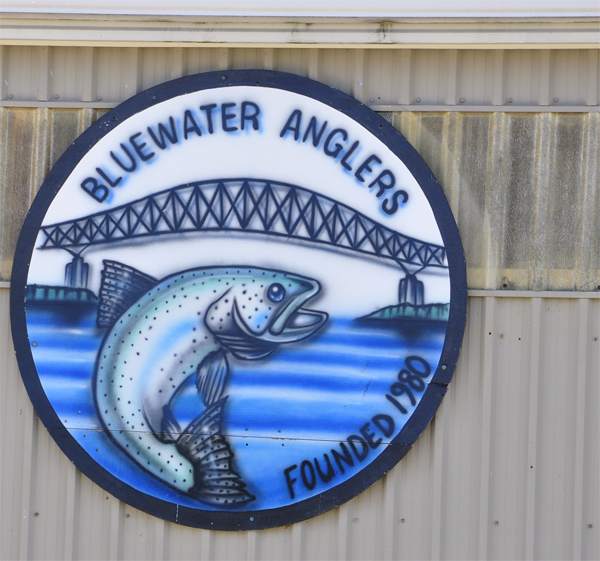 Bluewater Anglers sign