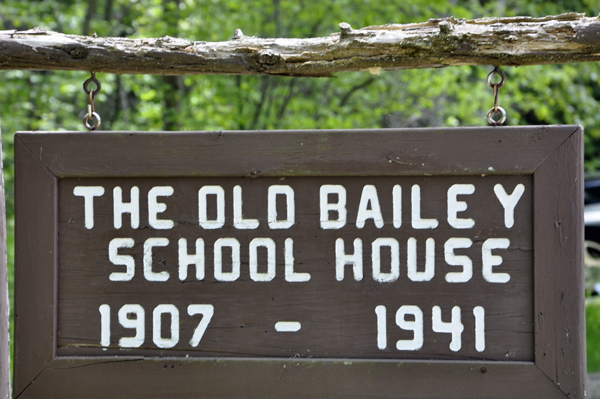 sign: The Old Bailey School House