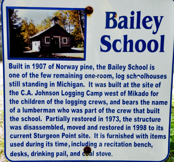 sign about The Old Bailey Schoolhouse