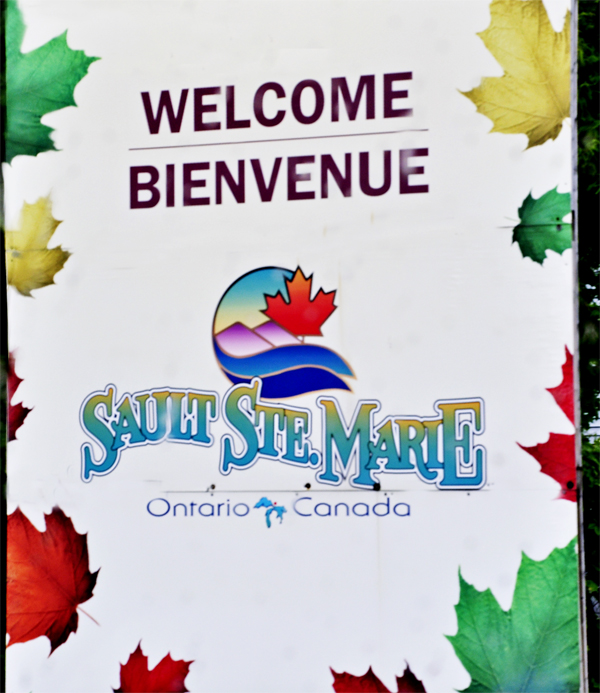 welcome to Sault Ste. Marie Ontario Canada sign