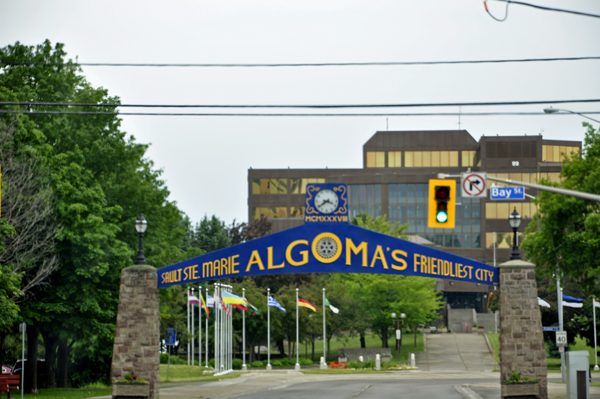 Sault Ste. Marie Algoma;s sign