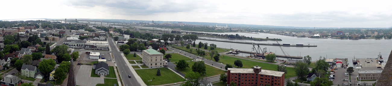 panoramic view from the Tower of History