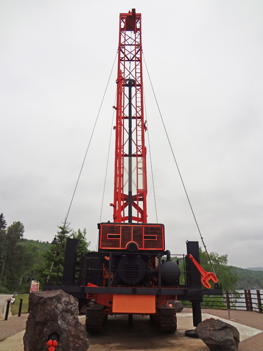 an old drilling rig